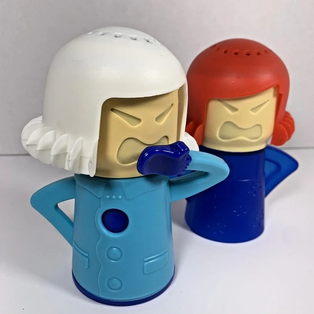 2PCS Angry Mama‎ Microwave Cleaner with Cool Mama Deodorizer